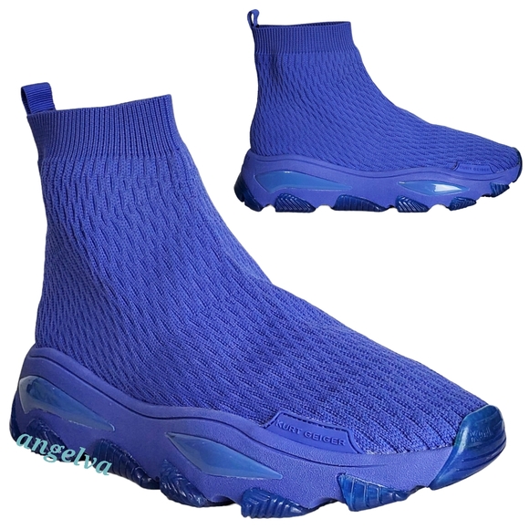 Kurt Geiger Shoes New Kurt Geiger London Lettie Mens Knit Slip On